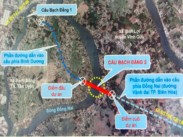 Bình Dương rót thêm 2.400 tỉ đồng vào dự án cầu nối Đồng Nai và các tuyến đường trọng điểm năm 2023