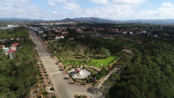 Vị trí sân bay nghiên cứu ở thị trấn Măng Đen, huyện Kon Plông, tỉnh Kon Tum (Ảnh minh họa)